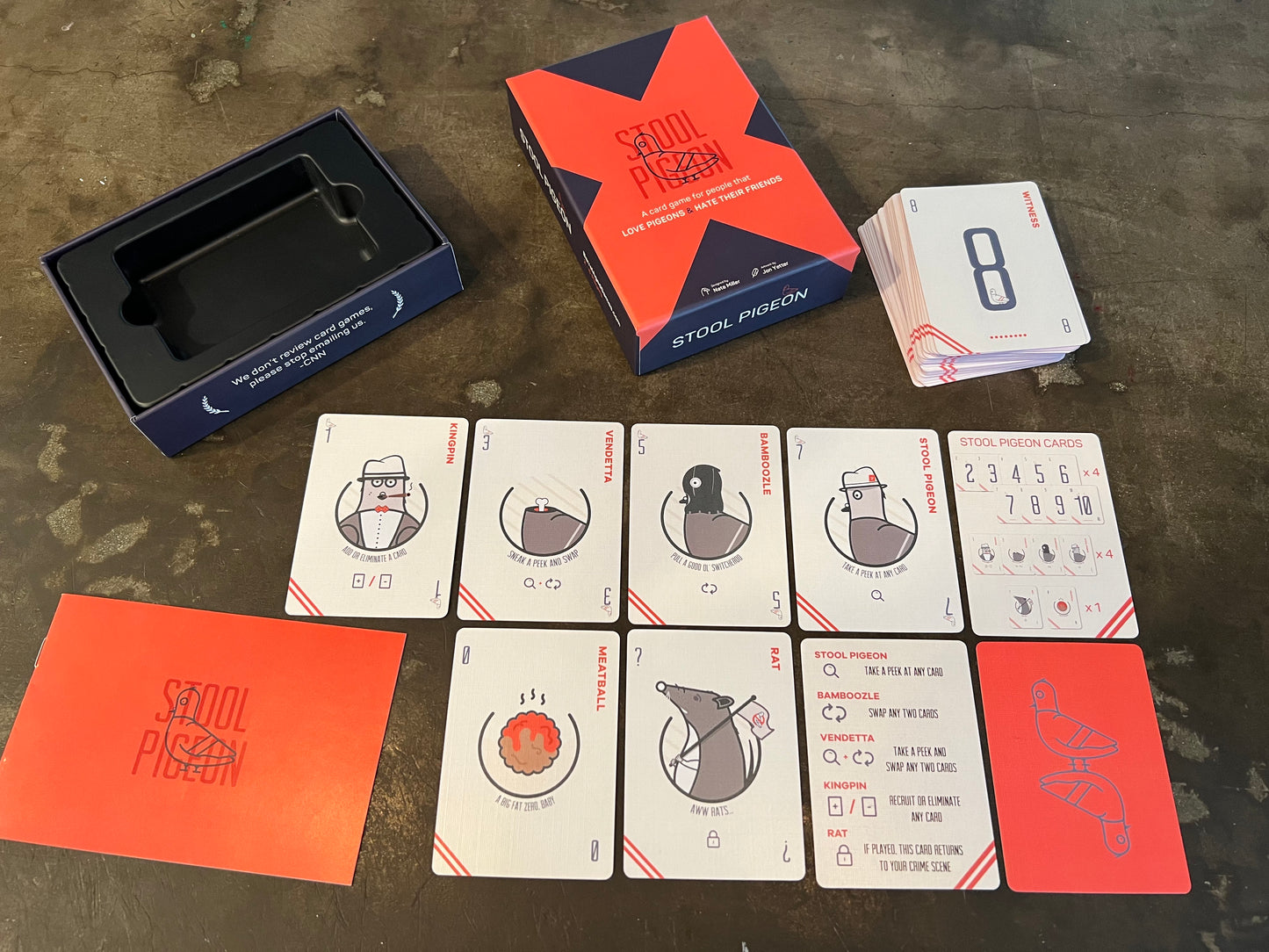 Stool Pigeon: the Pigeon Mafia card game!