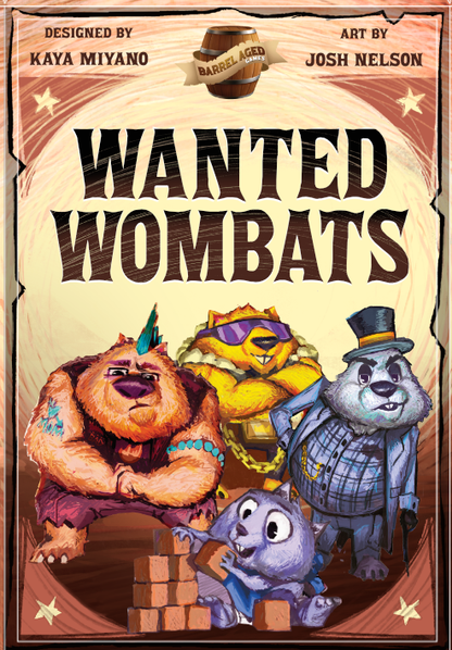 Wanted Wombats with Premium Play Mat